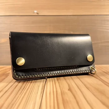 HORWEEN社クロムエクセルレザー / ロングトラッカーウォレット - 高級