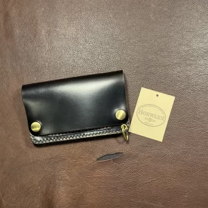 クロムエクセルレザー・ブラック茶芯｜ミドルトラッカーウォレット - TWM01-BCE-06