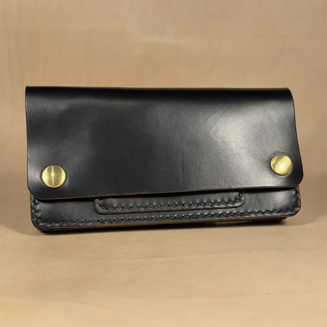 クロムエクセル・ロングトラッカーウォレット – ヴィンテージ感漂う本格レザー財布【TWL01-BCE-09】